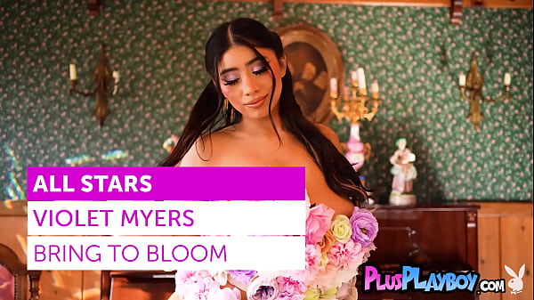 Huge natural tits Latina MILF model Violet Myers posed naked for Playboy