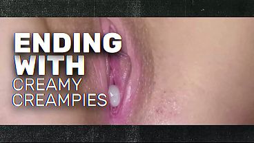 GANGBANG CREAMPIE – Aderes Quin Pussy Getts Filled To The Brim With Creampies