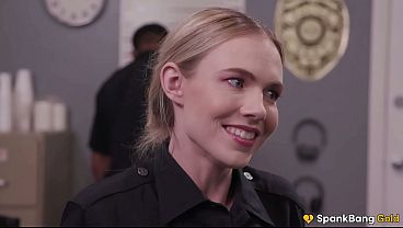 SPANKBANG GOLD – Cheating Hot Cop Gangbanged By Entire Cop Force