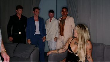 Her Husband Gave Her a TRIPLE PENETRATION in a Wild Gangbang as a Birthday Gift